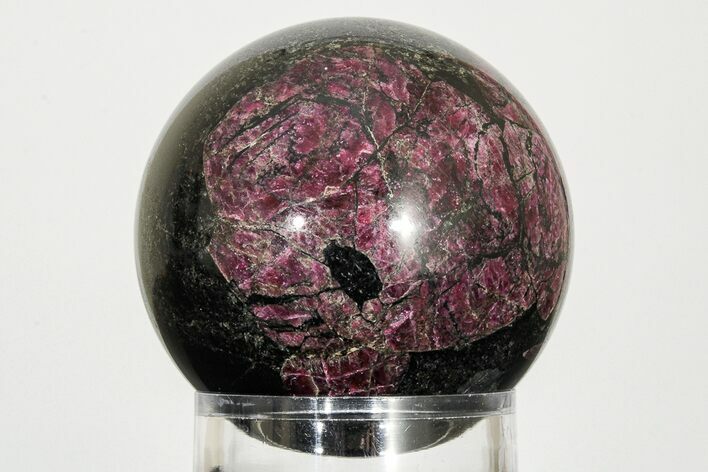 Polished Eudialyte Sphere - Kola Peninsula, Russia #206220